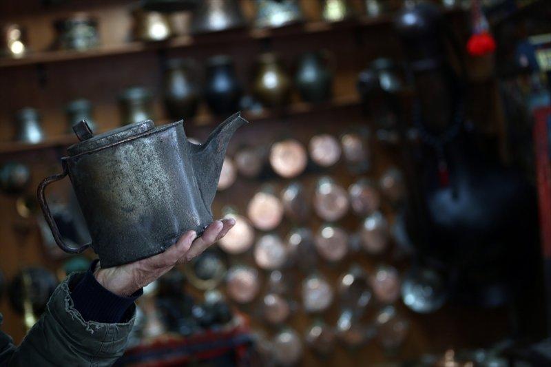 Trabzonlu bakır ustasının devasa ürünleri