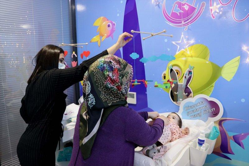 Diyarbakır'da bebeklere jakuzi ve masajla gelişim desteği