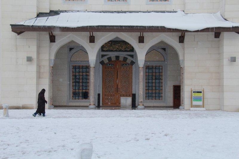 Çamlıca'dan kar manzaraları