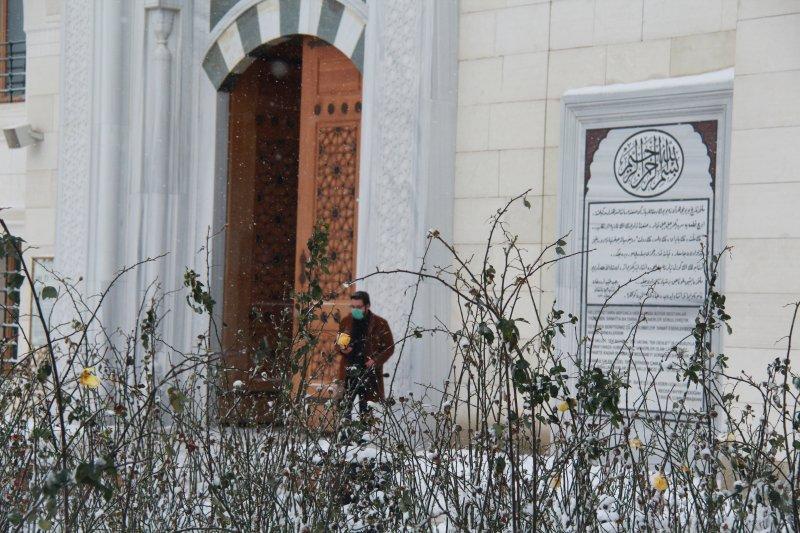 Çamlıca'dan kar manzaraları