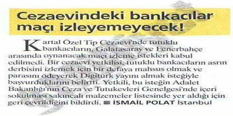 Nostalji derbi manşetleri