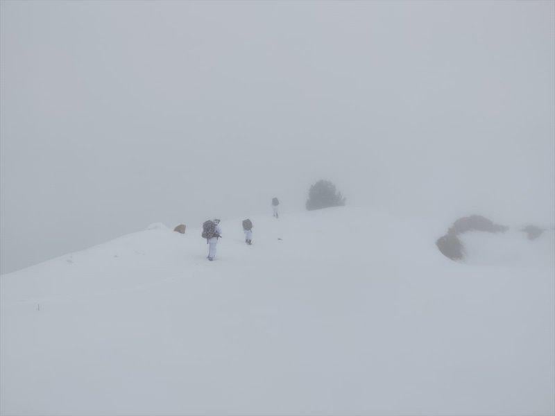 Mehmetçik, 1.5 metre karda teröristlerin izini sürüyor