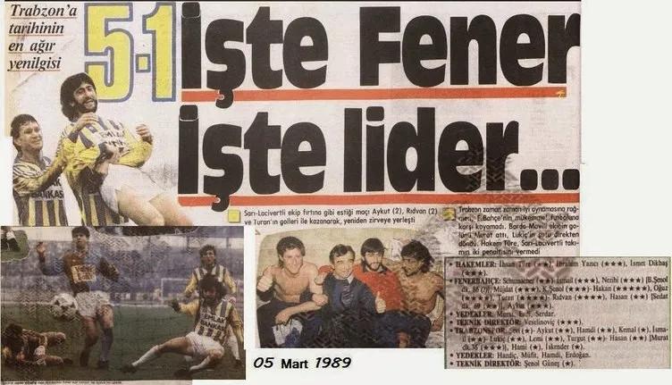 Unutulmaz Fenerbahçe-Trabzonspor maçları