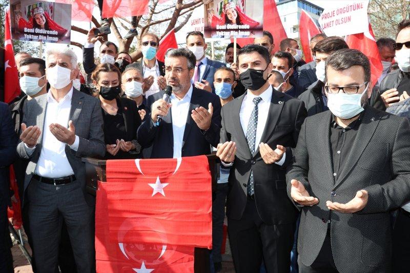 Batman'da 'Şehitlere Saygı, Teröre Lanet' yürüyüşü