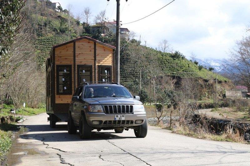 Rize'de üretilen karavan evlere ilgi arttı