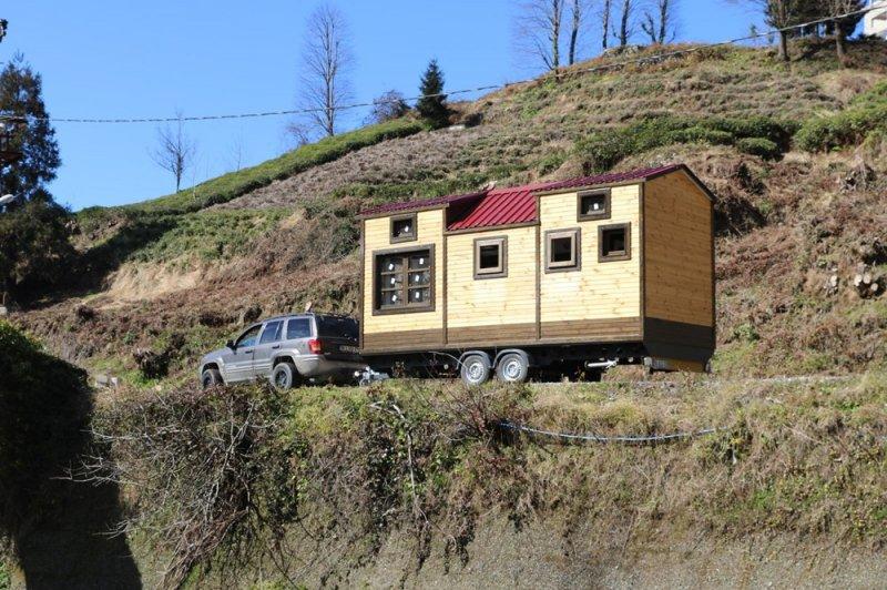 Rize'de üretilen karavan evlere ilgi arttı