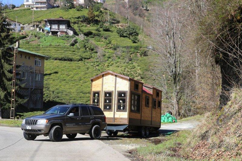 Rize'de üretilen karavan evlere ilgi arttı
