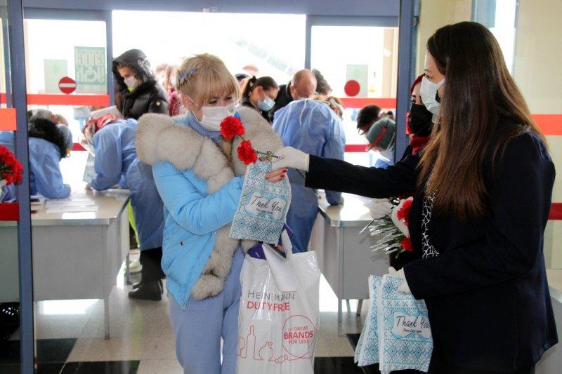 Ukraynalı turistler Kapadokya'da