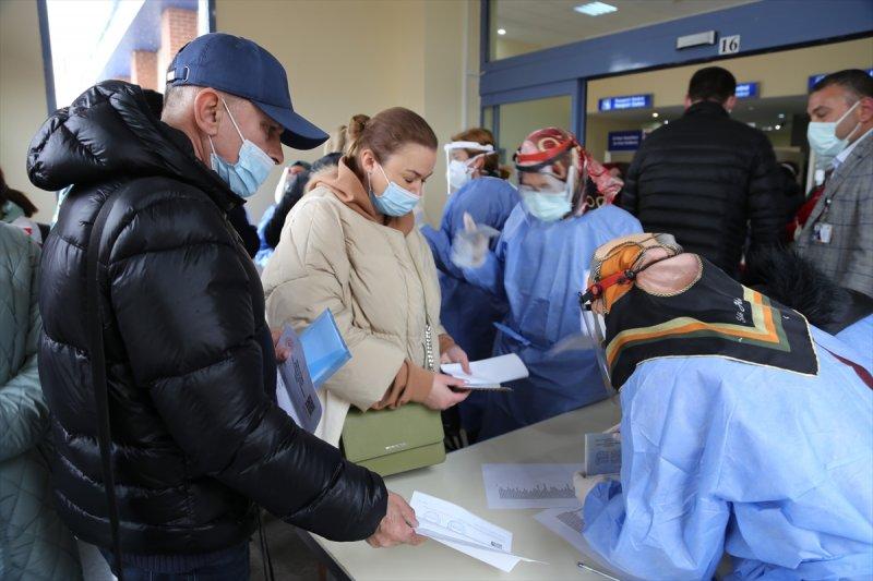 Ukraynalı turistler Kapadokya'da