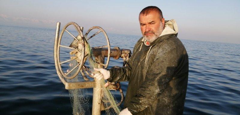 Van Gölü’nde inci kefali bereketi	