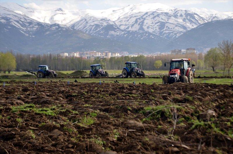 Muş Ovası'nda tohumlar toprakla buluştu