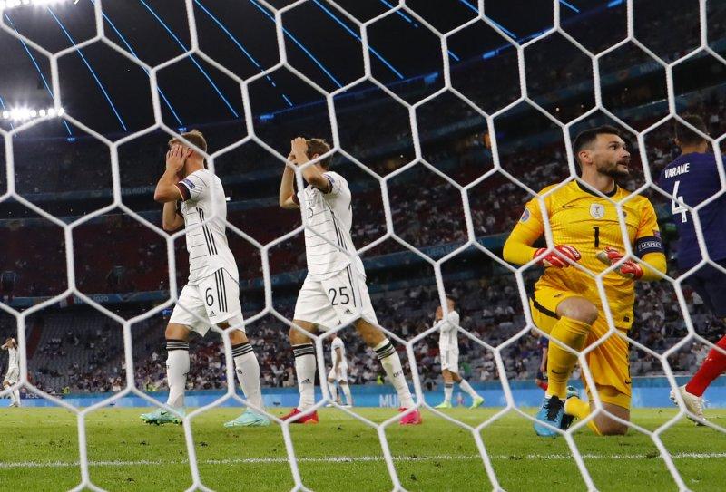 Fransa-Almanya maçından kareler