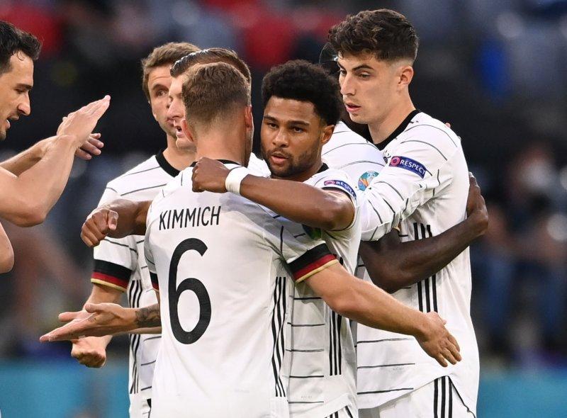 Fransa-Almanya maçından kareler