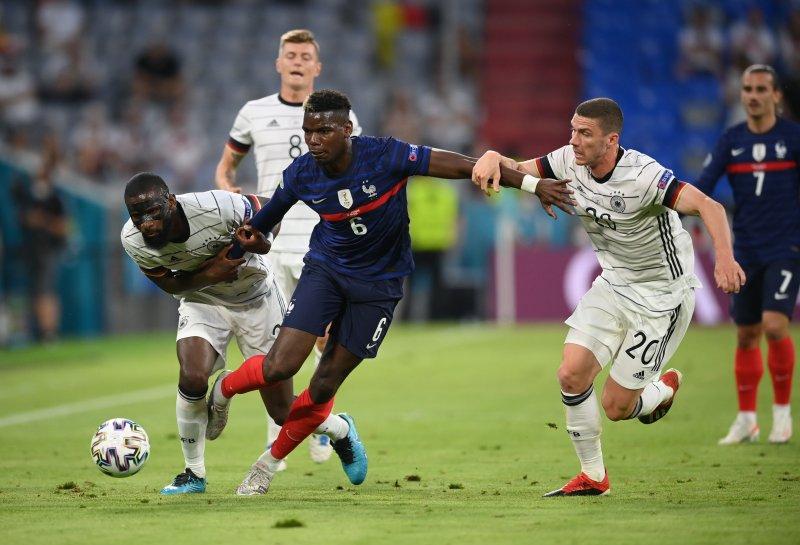 Fransa-Almanya maçından kareler