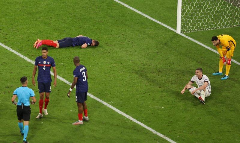 Fransa-Almanya maçından kareler