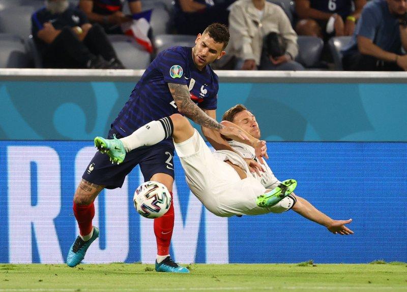 Fransa-Almanya maçından kareler