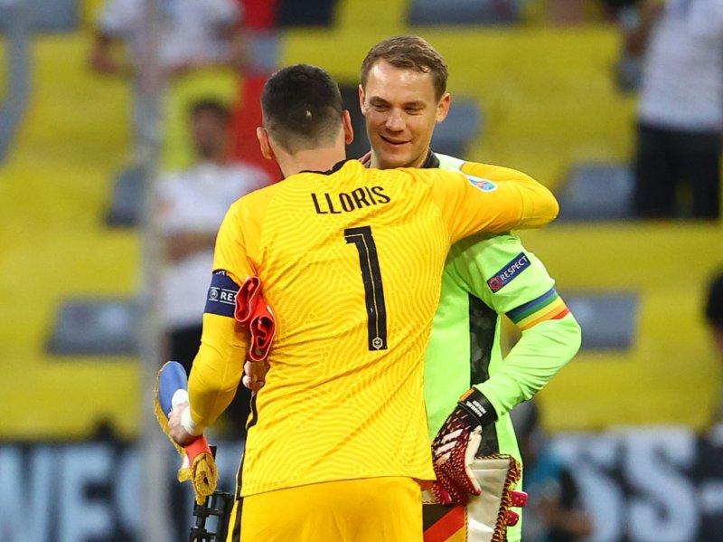 Fransa-Almanya maçından kareler