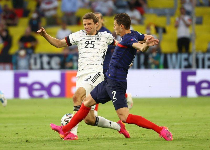 Fransa-Almanya maçından kareler