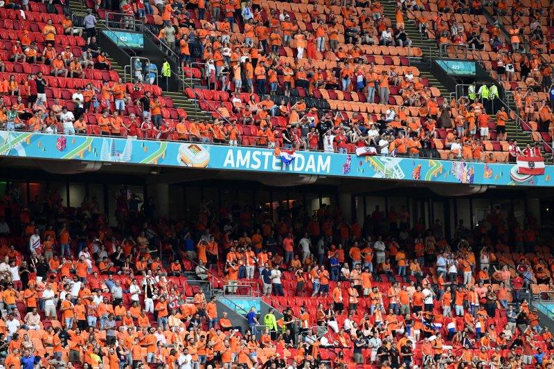 Hollanda-Avusturya maçından kareler