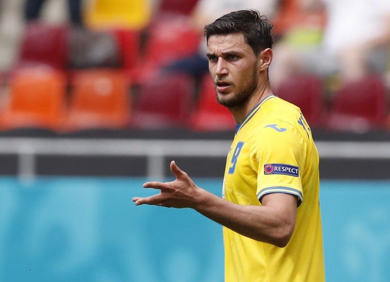 Ukrayna-Kuzey Makedonya maçından kareler