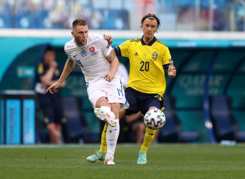 İsviçre-Slovakya maçından kareler