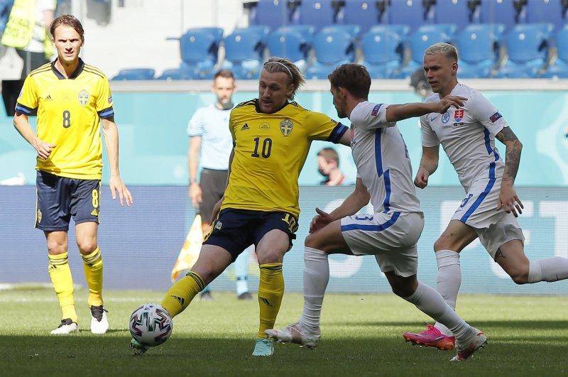 İsviçre-Slovakya maçından kareler