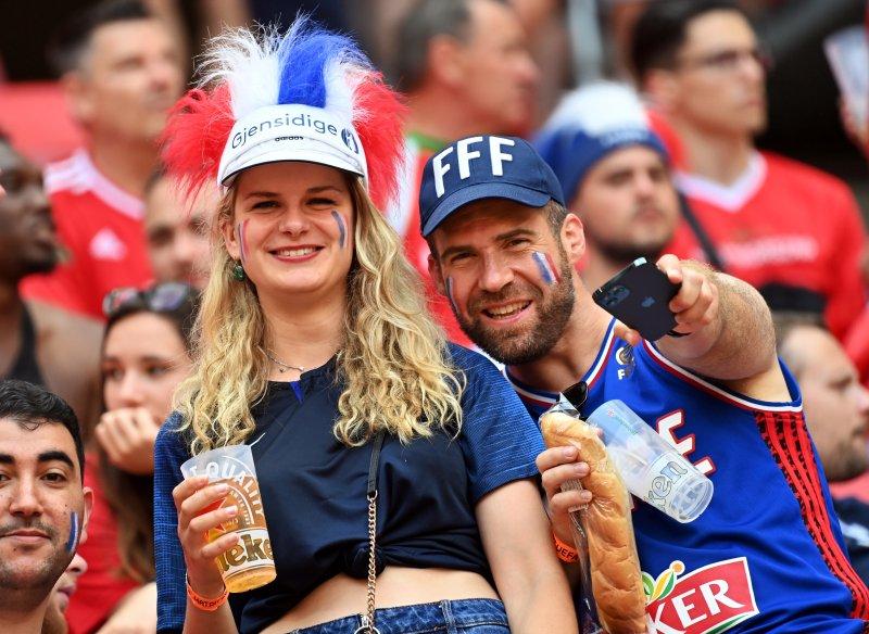 Macaristan-Fransa maçından kareler