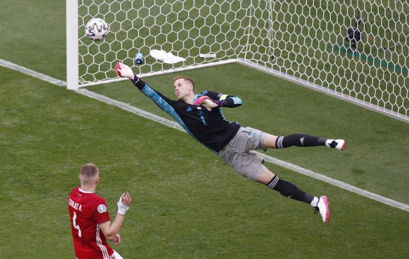 Macaristan-Fransa maçından kareler