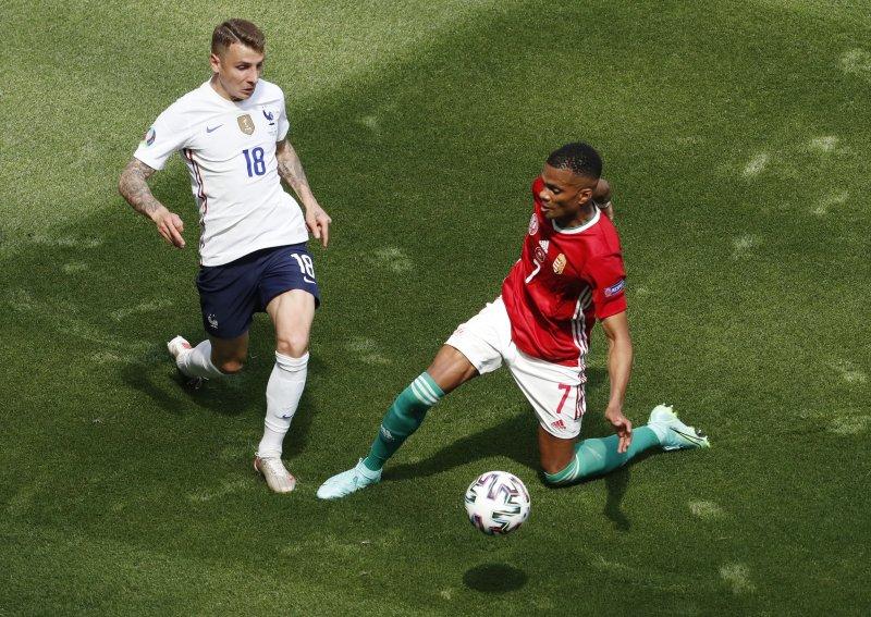 Macaristan-Fransa maçından kareler