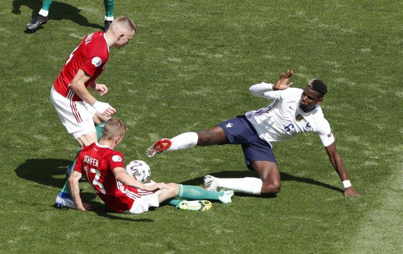 Macaristan-Fransa maçından kareler