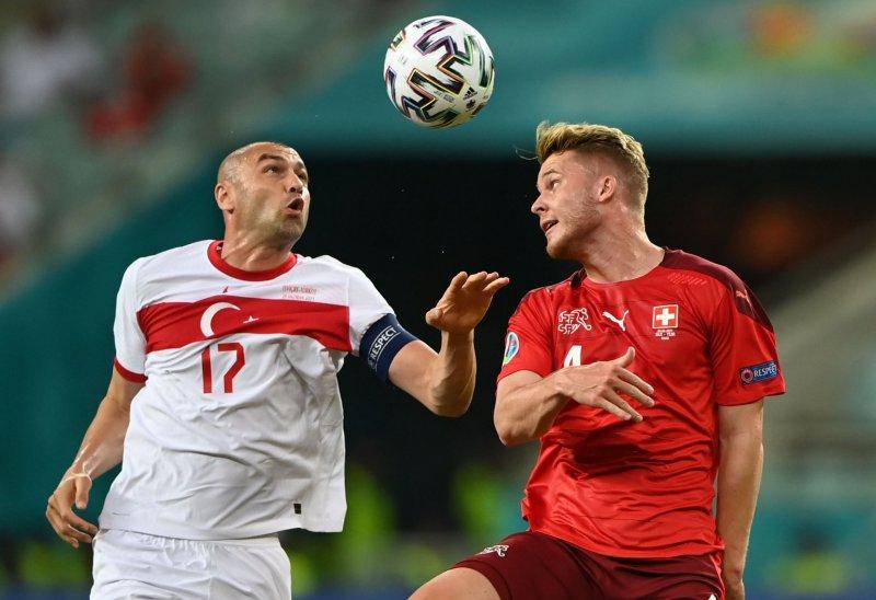 Euro 2020 Türkiye - İsviçre maçından kareler