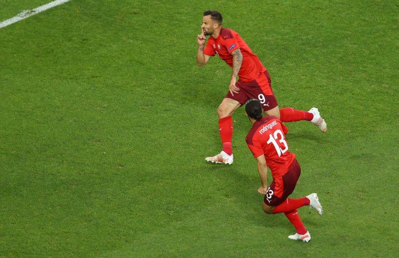 Euro 2020 Türkiye - İsviçre maçından kareler