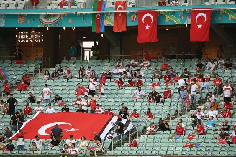 Euro 2020 Türkiye - İsviçre maçından kareler
