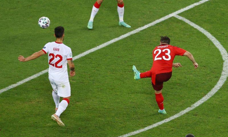 Euro 2020 Türkiye - İsviçre maçından kareler