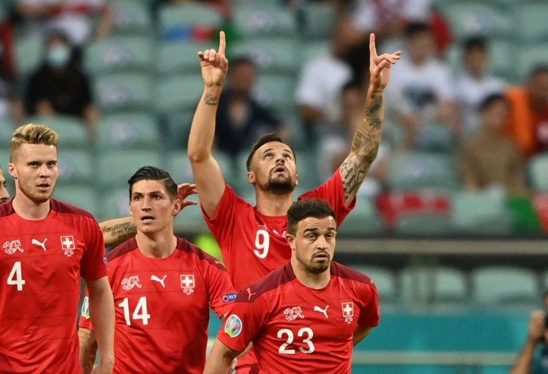 Euro 2020 Türkiye - İsviçre maçından kareler