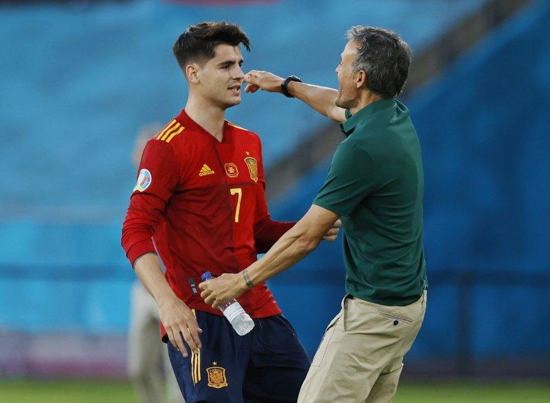 Euro 2020 İspanya - Polonya maçından kareler