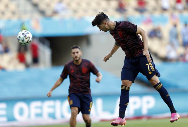 Euro 2020 İspanya - Polonya maçından kareler