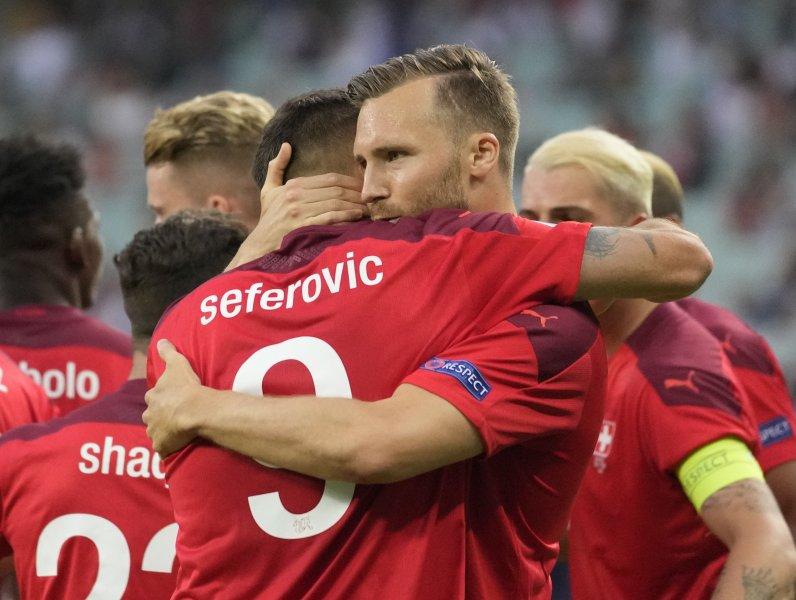 Euro 2020 Türkiye - İsviçre maçından kareler