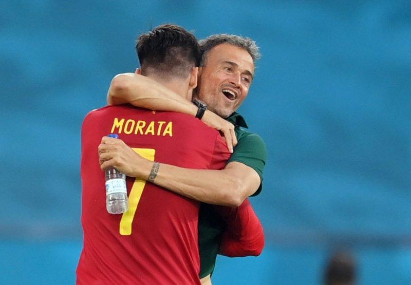 Euro 2020 İspanya - Polonya maçından kareler