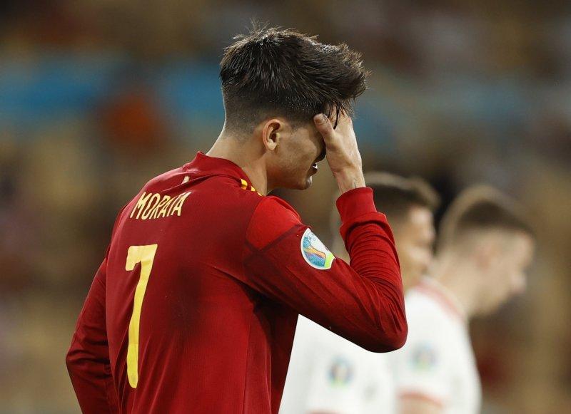 Euro 2020 İspanya - Polonya maçından kareler