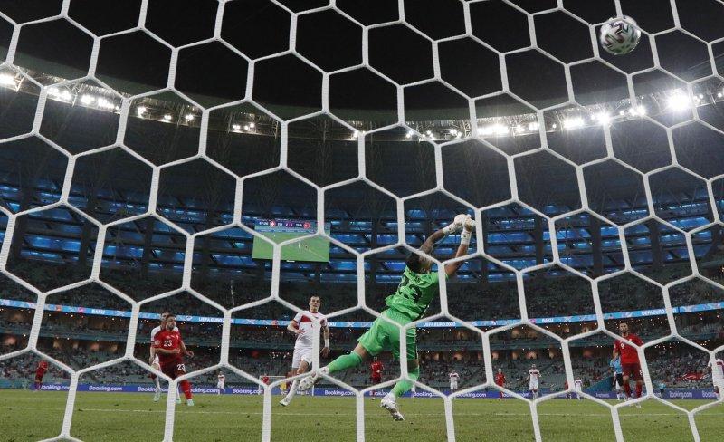 Euro 2020 Türkiye - İsviçre maçından kareler