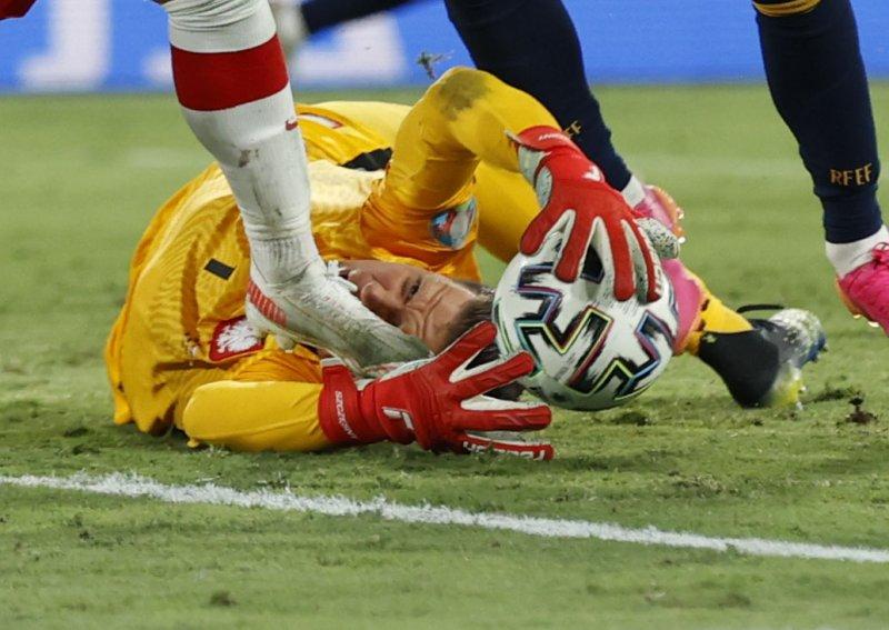 Euro 2020 İspanya - Polonya maçından kareler