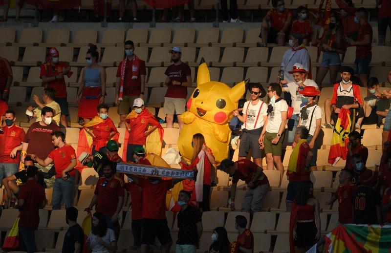 Euro 2020 İspanya - Polonya maçından kareler