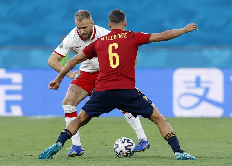 Euro 2020 İspanya - Polonya maçından kareler