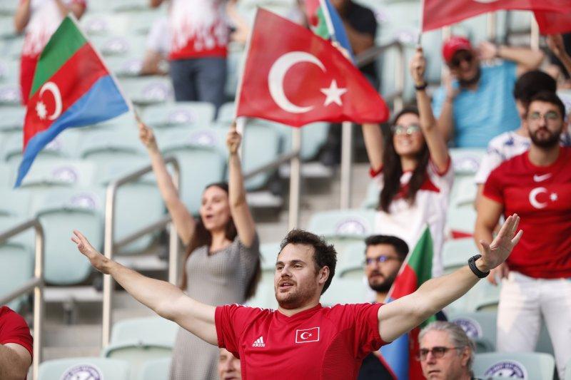 Euro 2020 Türkiye - İsviçre maçından kareler