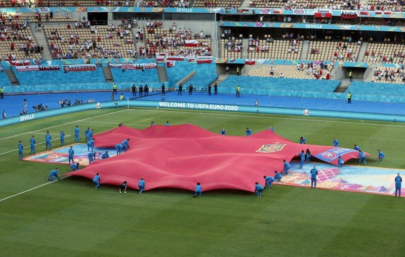 Euro 2020 İspanya - Polonya maçından kareler