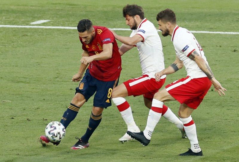 Euro 2020 İspanya - Polonya maçından kareler