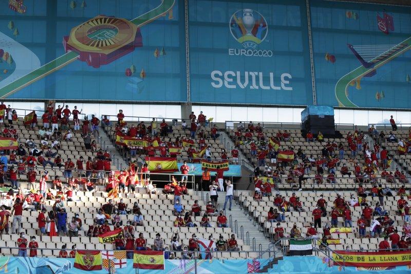 Euro 2020 İspanya - Polonya maçından kareler