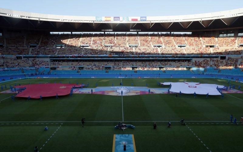 Euro 2020 İspanya - Polonya maçından kareler