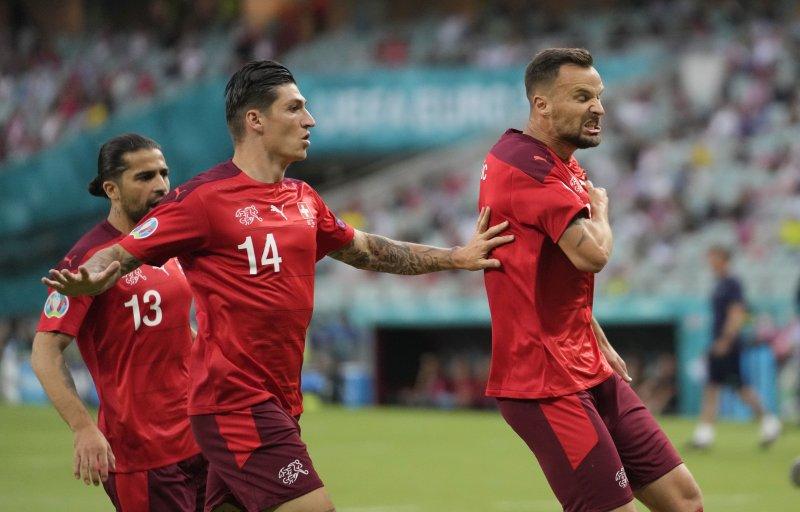 Euro 2020 Türkiye - İsviçre maçından kareler